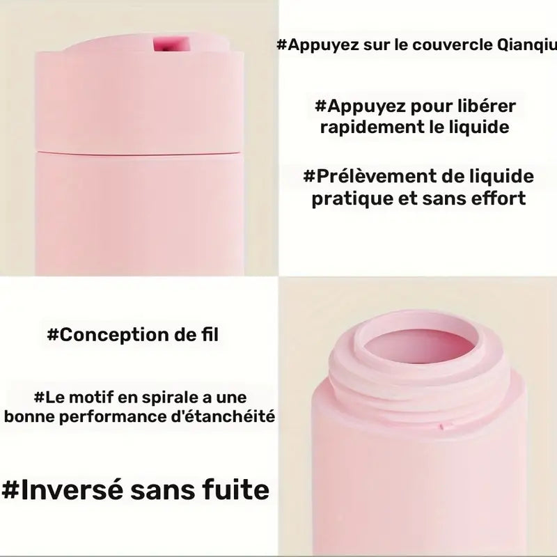 Kit pots de toilette bébé – Flacons rechargeables et boîtes de rangement portables en trousse de voyage