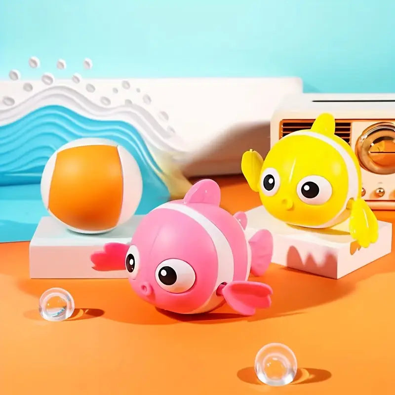 Jouet de Bain Poisson Nageur pour Bébé – Jeux Aquatiques Amusants et Colorés