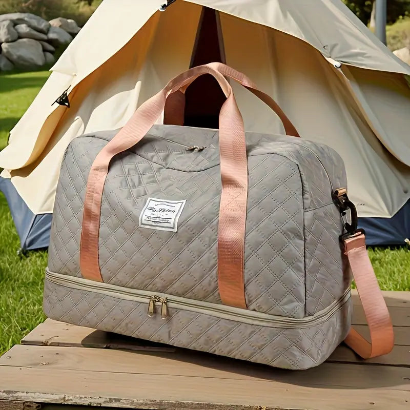 Sac de voyage pliable pour femme Grande capacité, léger et pratique pour la randonnée