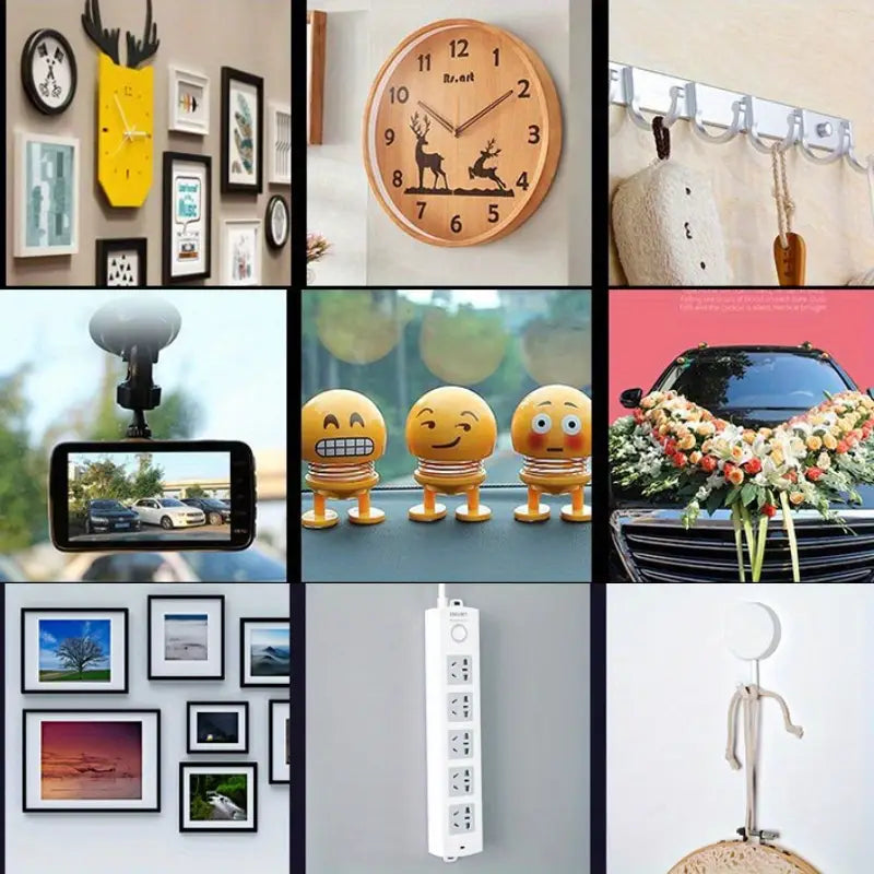 Ruban adhésif nano transparent double face – Fixation ultra-forte, lavable et réutilisable pour mur, cuisine et bricolage