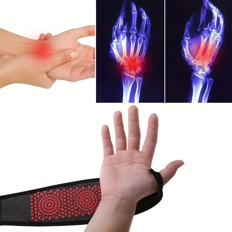 Gants de thérapie chauffants – Orthèse main anti-douleur pour arthrite, engourdissement et gonflement
