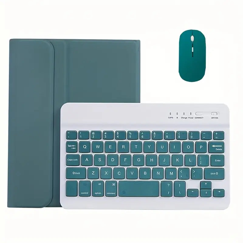 Clavier Sans Fil Bluetooth avec Souris et Housse – Kit Portable pour Tablette & PC