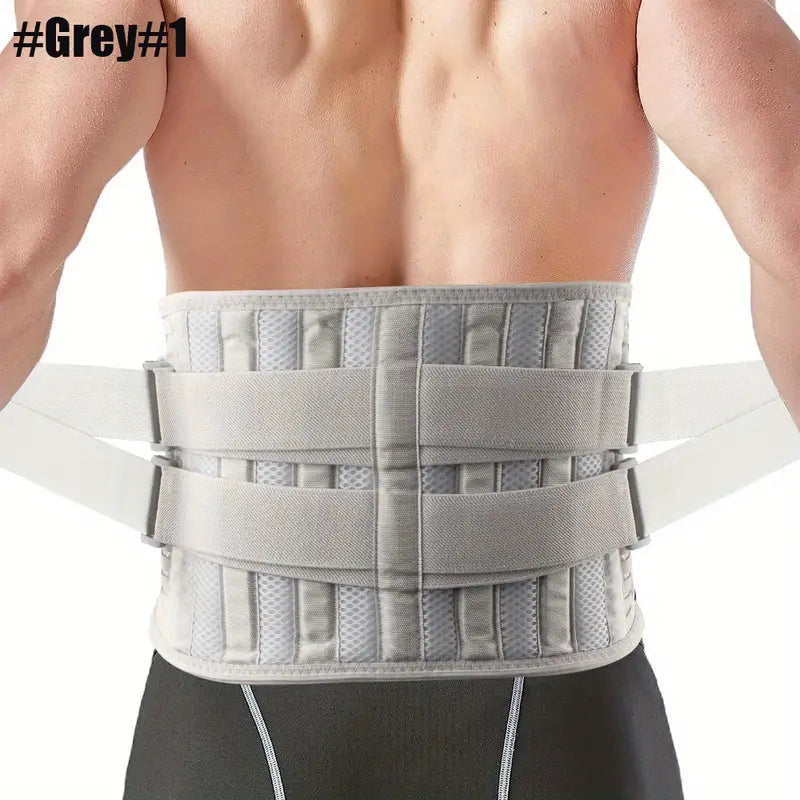 Ceinture lombaire de maintien renforcée – Soutien dos avec baleines métalliques pour sport et rééducation