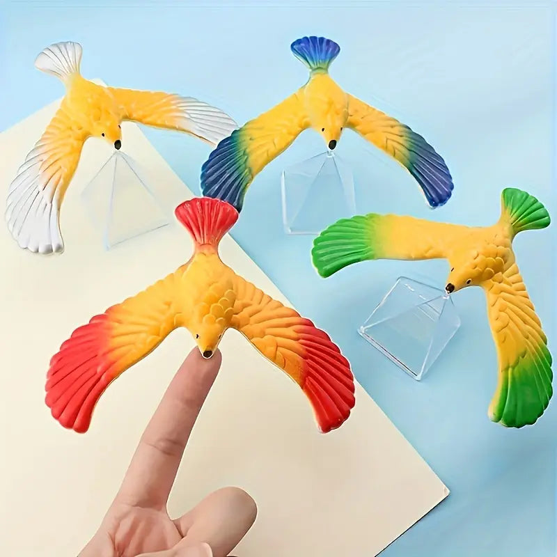 Oiseaux Équilibristes Colorés – Jouets Éducatifs pour Expériences de Physique et Décoration Ludique