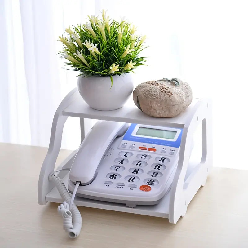 Étagère murale de rangement multifonction – Meuble RV compact pour box internet, télécommande et déco