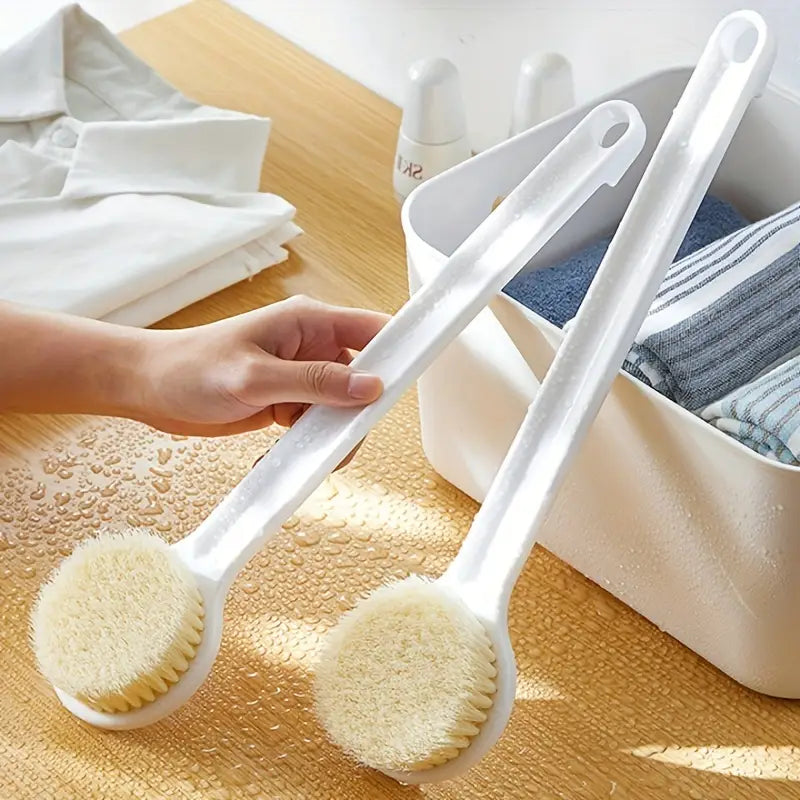 Brosse de Douche Longue Manche – Éponge Douce Exfoliante pour le Dos et Zones Difficiles d’Accès