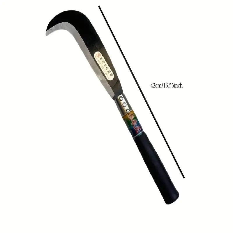 Serpe de Jardin en Acier Trempé – Outil de Coupe Manuel pour Branches, Arbustes et Bois
