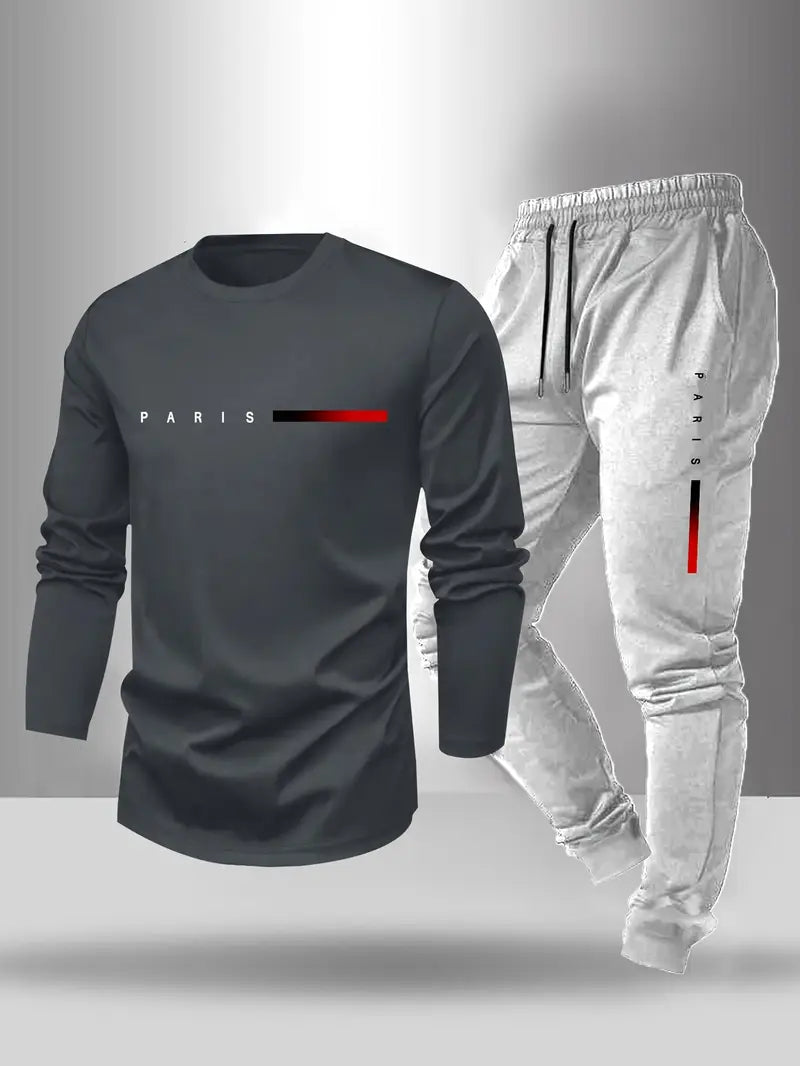 Ensemble de sport homme – Sweat à manches longues + Pantalon jogging – Confort & Style urbain