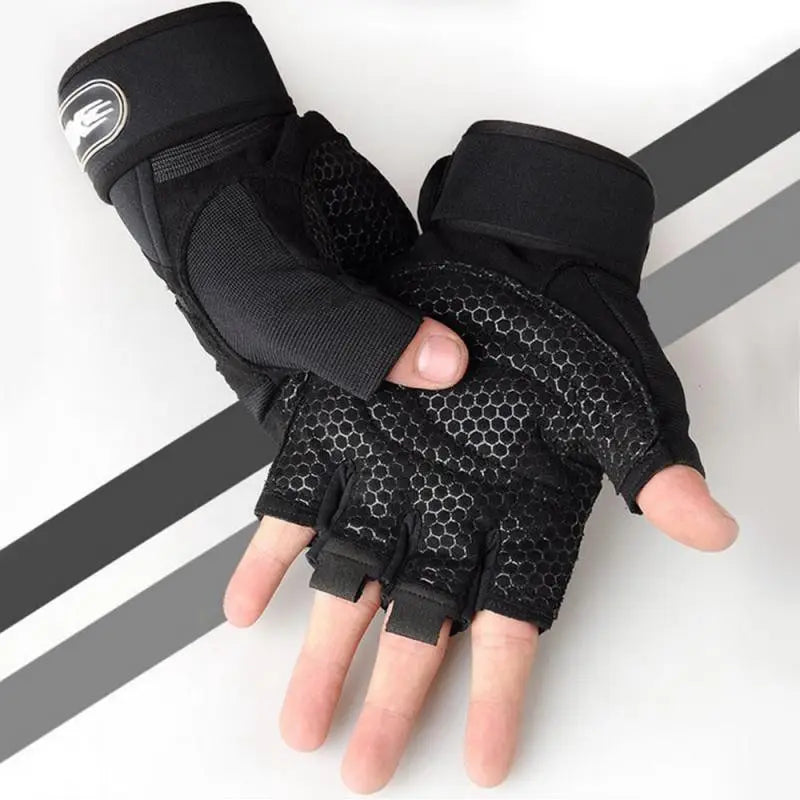 Gants de musculation antidérapants – Gants fitness avec protection paume et maintien poignet