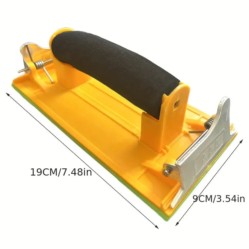 Support de Ponçage Manuel avec Poignée Ergonomique – Idéal pour Papiers Abrasifs et Finitions Précises