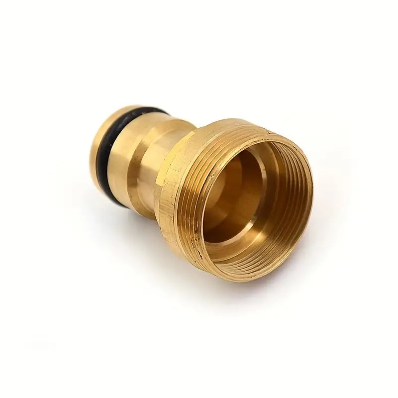 Adaptateur de Robinet en Laiton pour Raccord Rapide – Connecteur Universel pour Tuyau d’Arrosage ou Machine à Laver – Collection Plomberie Brute