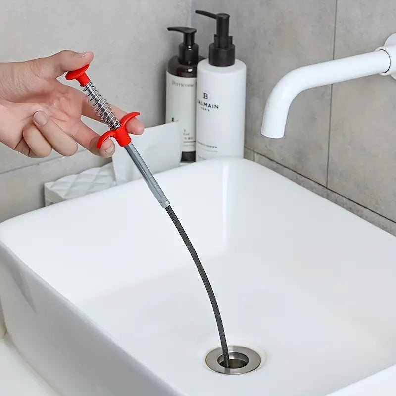 Pince de Préhension Flexible avec Griffe à Ressort – Outil de Débouchage Manuel pour Évier, Lavabo et Tuyauterie – Collection Plomberie Brute