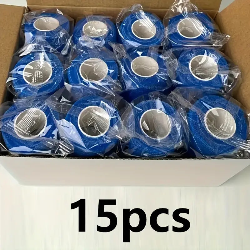 Lot de 10 bandes de strapping sport – Taping adhésif blanc pour maintien articulaire et prévention blessures