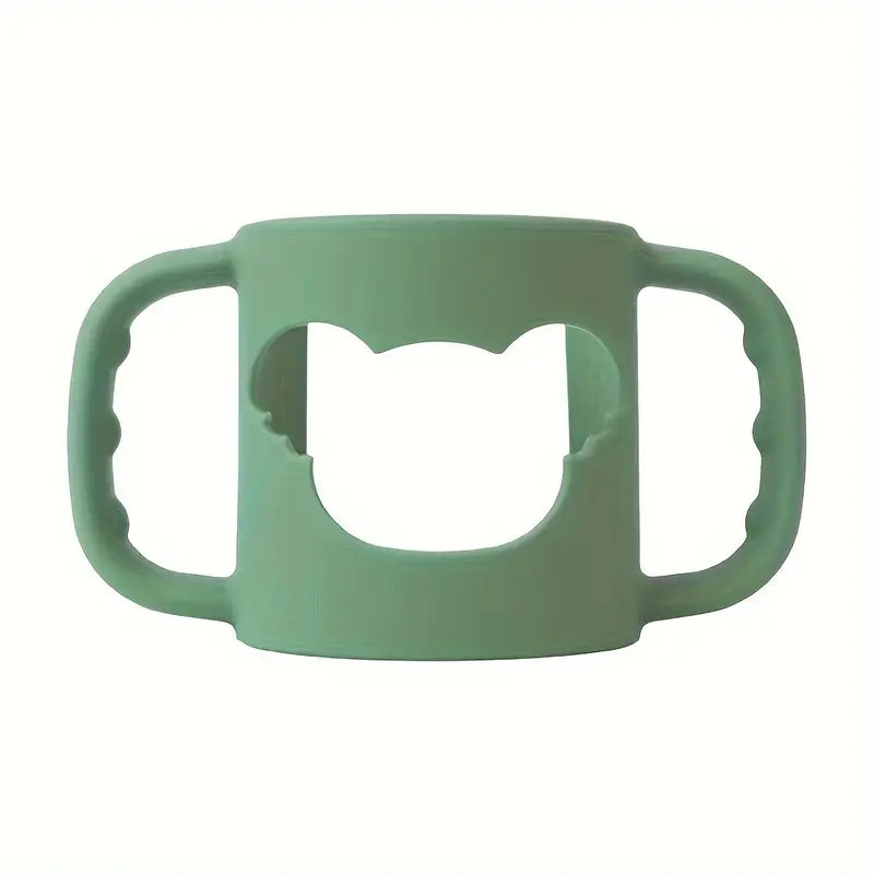 Poignée en silicone pour biberon – Accessoire antidérapant à double prise