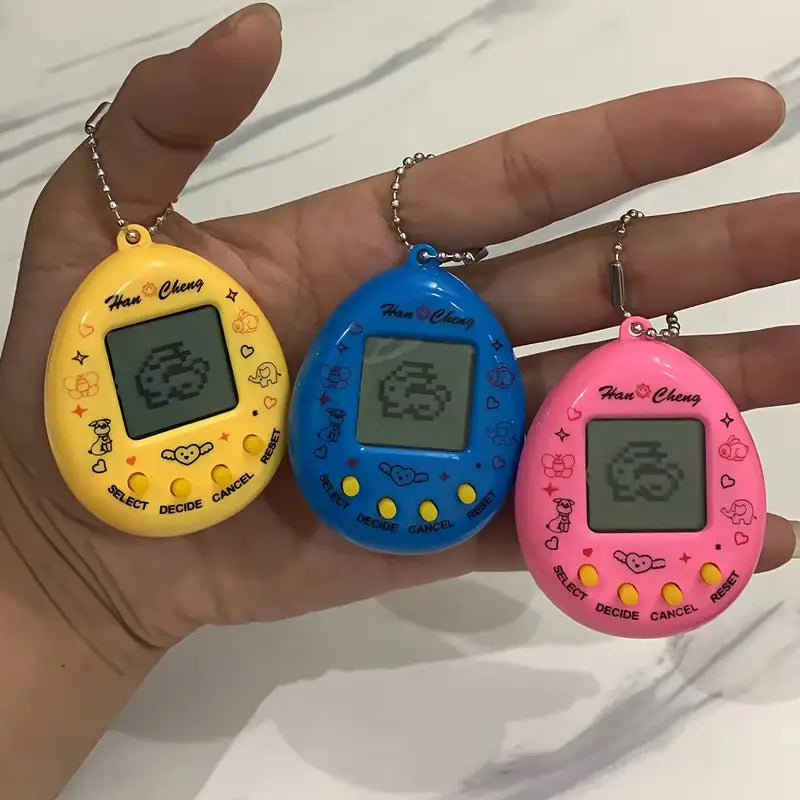 Jeu Électronique Tamagotchi Rétro – Porte-Clés Animaux Virtuels Interactifs pour Enfants et Collectionneurs