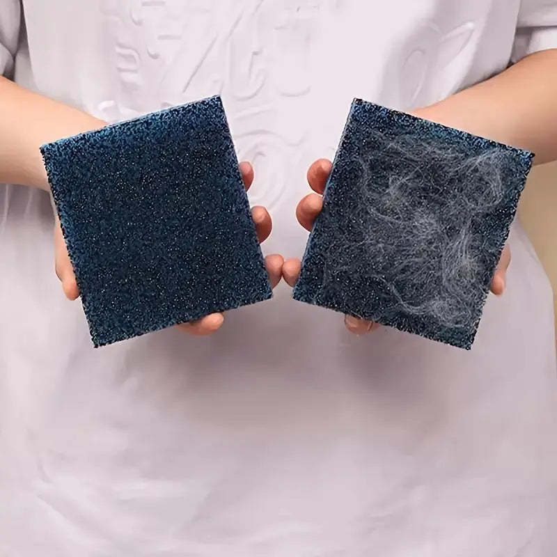 Éponge de Nettoyage Ultra-Résistante – Double Face Grattante & Absorbante pour Tâches Tenaces et Vaisselle