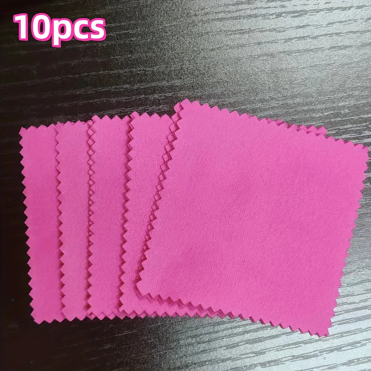 Chiffons Microfibre pour Nettoyage de Bijoux – Lot de 10 Lingettes Douces Antirayures 10x10cm