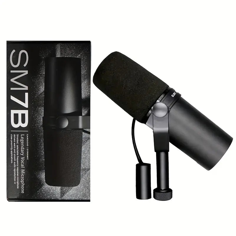 Micro Studio Dynamique Type Broadcast – Idéal Podcast, Chant, Voix Off & Streaming