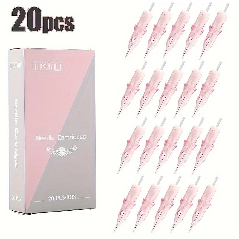 Cartouches d’Aiguilles de Tatouage Stériles – Pointes Précises à Usage Unique pour Dermographes