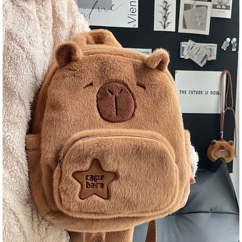 Sac à dos femme peluche ours – Style kawaii, doux et confortable pour un look tendance