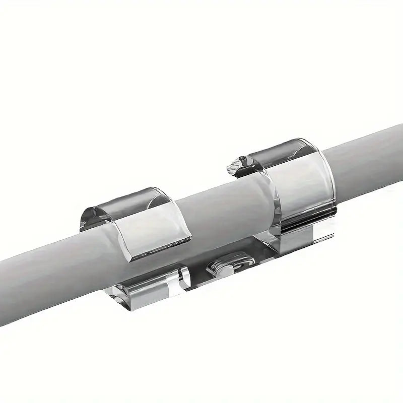 Clips adhésifs transparents pour câbles – Fixation murale sans perçage, gestion discrète des fils électriques et USB