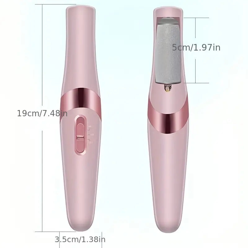 Râpe Électrique Pieds Rose Gold – Lime Rechargeable pour Callosités, Peau Morte et Talons Fissurés