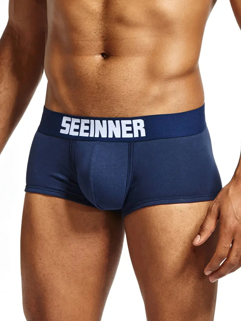 Boxer sexy homme – Sous-vêtement moulant SEEINNER confortable et séduisant