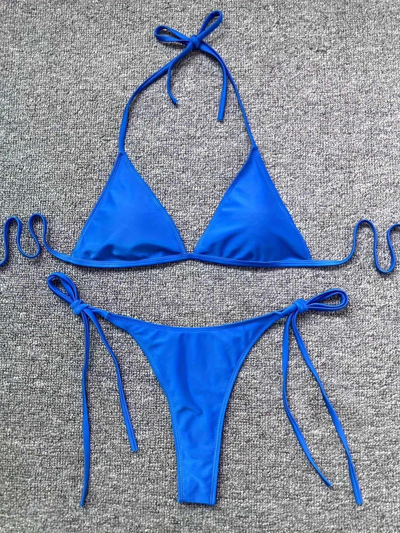 Bas de Bikini Ficelle Femme – Ultra Échancré, Taille Haute Sexy, Noué sur les Côtés