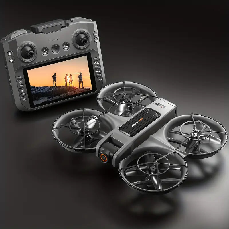 Mini Drone de Course Orange avec Caméra HD – Quadricoptère Compact 22,5 cm pour Vol Rapide et Stable