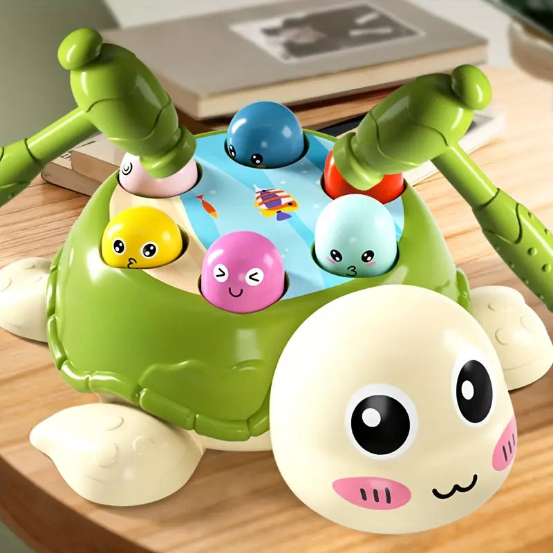 Jeu d’Éveil Bébé Tortue à Marteler – Jouet Ludique et Coloré pour Développer la Motricité
