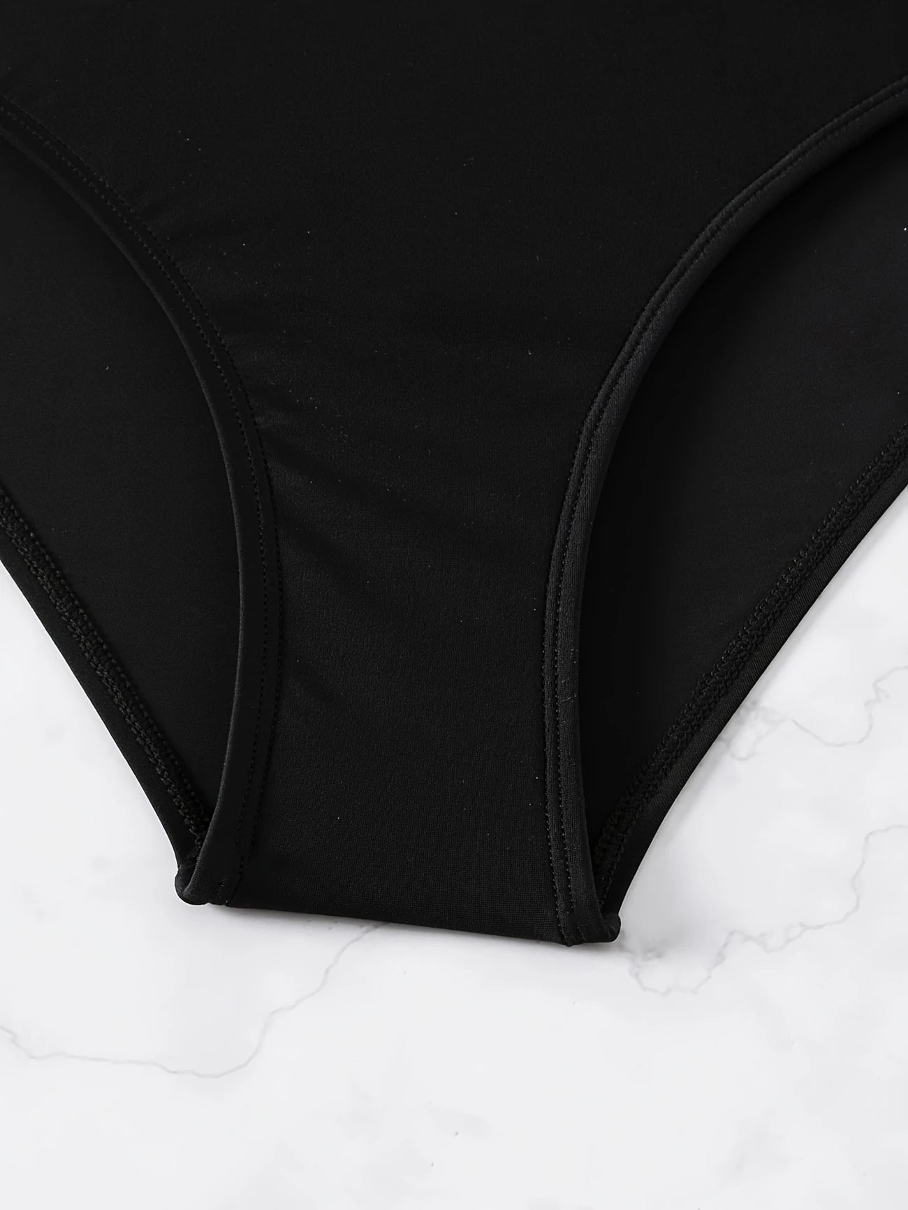 Bikini Femme Taille Haute 2 Pièces – Maillot de Bain Croisé à Nouer, Look Élégant et Confort Plage