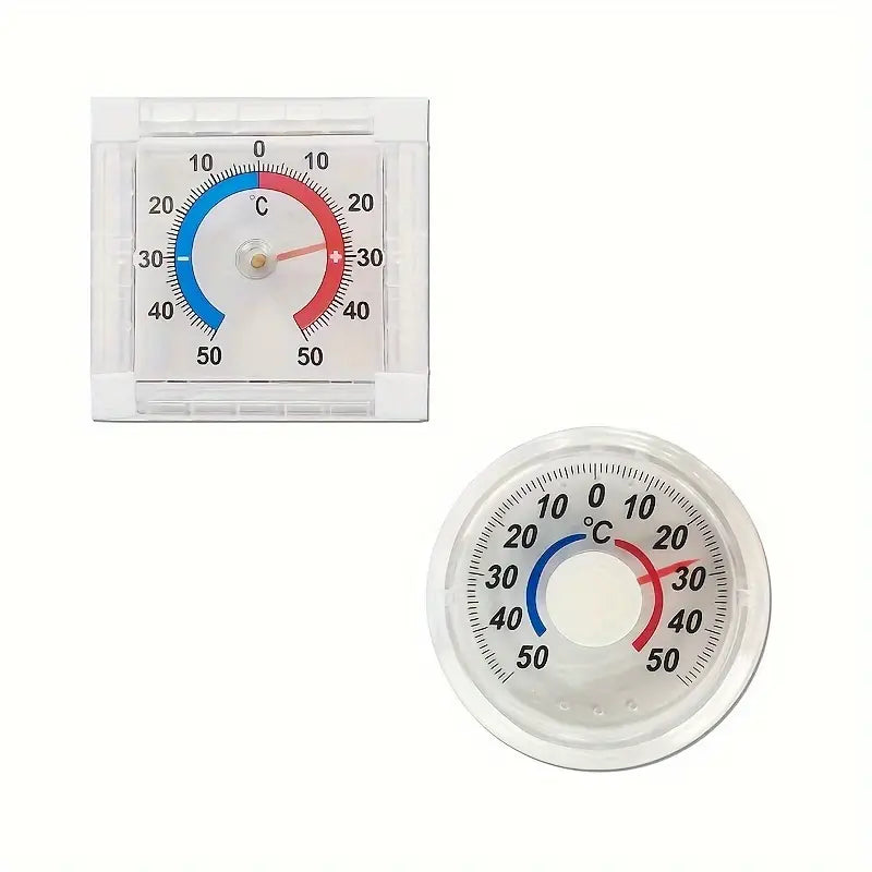Thermomètres Extérieurs Mural – Double Affichage Intérieur/Extérieur pour Mesurer la Température avec Précision | Idéal Jardin, Terrasse et Serre