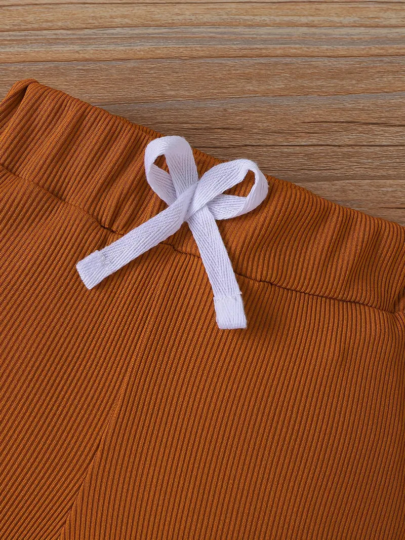 Ensemble Bébé 3 Pièces Motif Ours – Body, Pantalon et Bonnet Coton Confortable