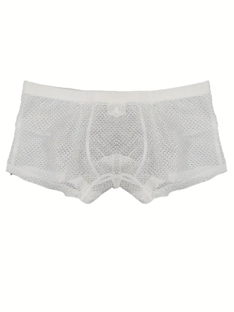 Boxer sexy homme transparent – Sous-vêtement en résille, Audace, confort et séduction