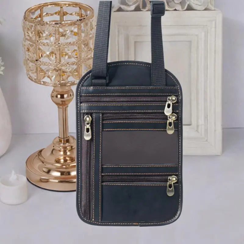 Protège passeport et portefeuille de voyage  Multi-compartiments, cuir synthétique, format compact