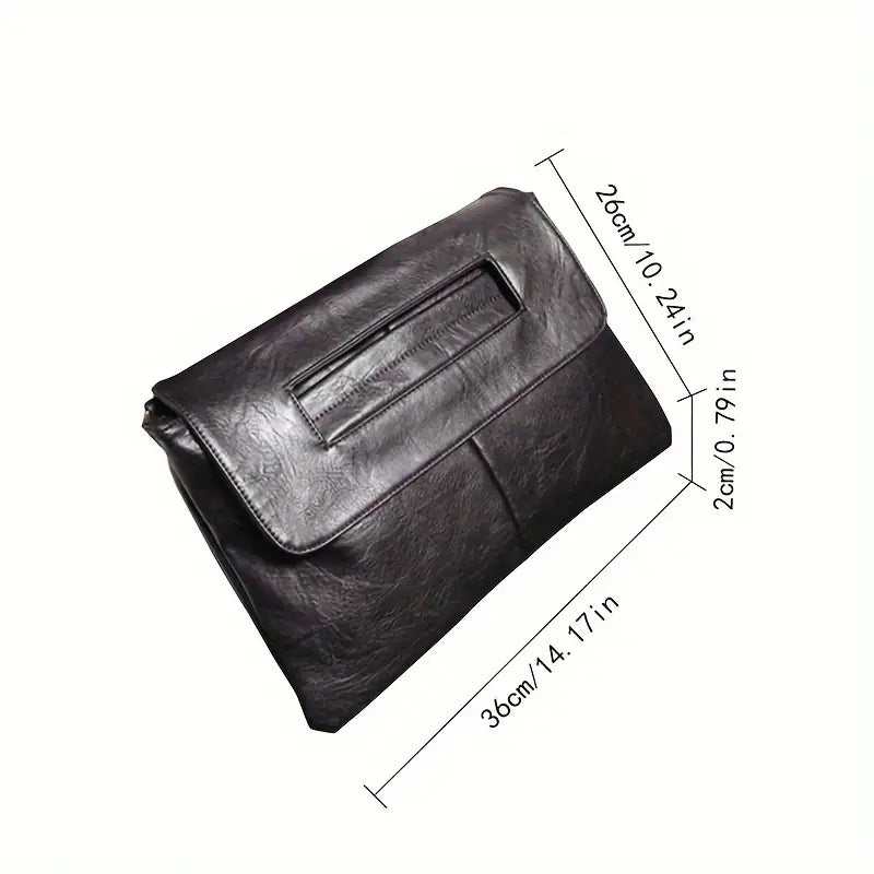 Mallette en simili cuir gris pour femme Sacoche élégante avec bandoulière amovible et compartiments pratiques