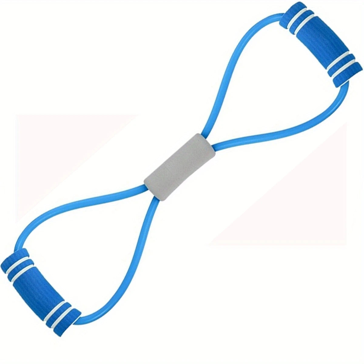 Élastique de Résistance 8 Formes – Accessoire Compact pour Yoga, Pilates & Renforcement Musculaire