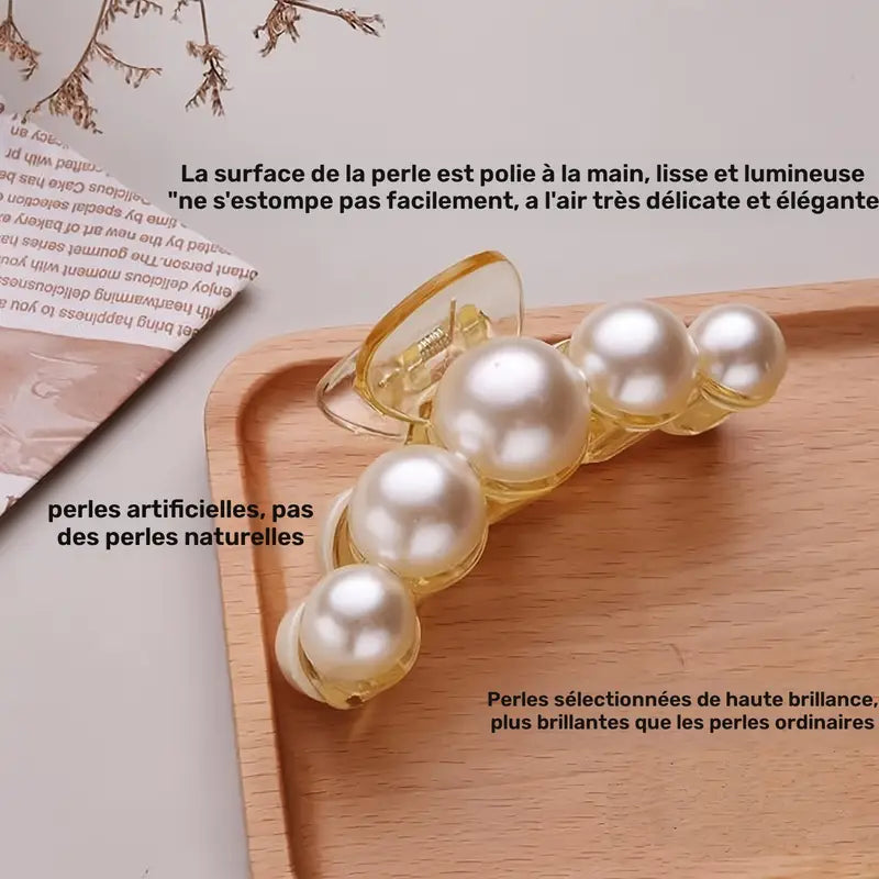 Pinces à Cheveux avec Perles – Accessoires Élégants et Féminins pour Chignons, Coiffures de Mariage