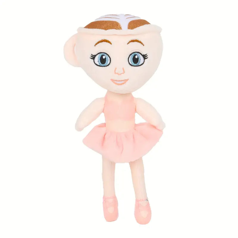 Peluche danseuse ballerine rose – Jouet doux et câlin pour enfants