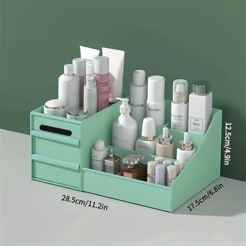Organiseur de Maquillage avec Tiroirs – Boîte de Rangement Cosmétique pour Soins, Vernis et Accessoires Beauté