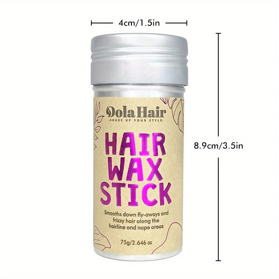 Stick Cire Coiffante Anti-Frisottis – Hair Wax Stick Dola Hair 75g pour Cheveux Rebelles et Baby Hair