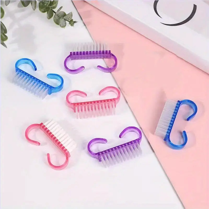 Lot de Mini Brosses à Ongles Colorées – Nettoyage Doux et Efficace pour Manucure et Pédicure