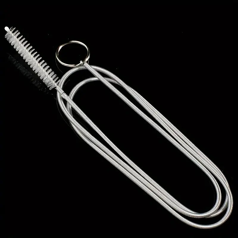 Flexible de Nettoyage avec Brosse en Acier Inoxydable – Déboucheur Manuel pour Tuyaux, Éviers et Siphons – Collection Plomberie Brute