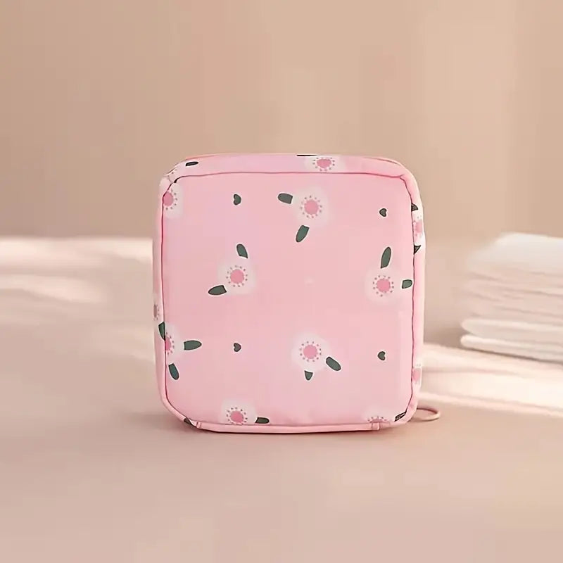 Trousse de maquillage kawaii imperméable Rangement compact et coloré pour cosmétiques