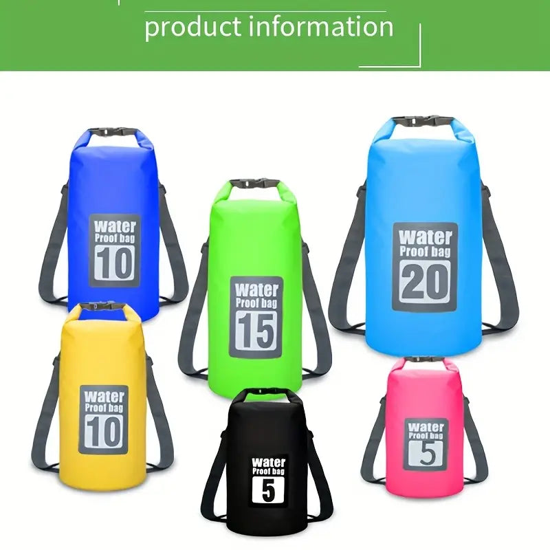 Sac Étanche Multifonction – Rangement Extérieur Imperméable pour Camping, Randonnée, Plage et Sports Nautiques