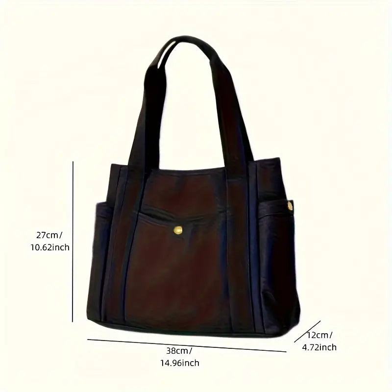 Sac cabas femme noir en toile – Chic, léger et ultra-pratique