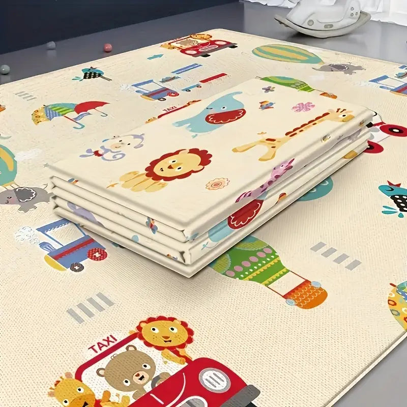 Tapis de Jeu Pliant pour Bébé – Tapis Éducatif Coloré et Antidérapant pour Chambre et Aire de Jeu
