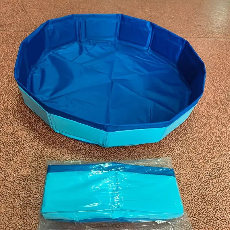 Piscine Pliable pour Chats et Petits Animaux  Bassin d’Eau Portable Idéal pour Jouer et Se Rafraîchir