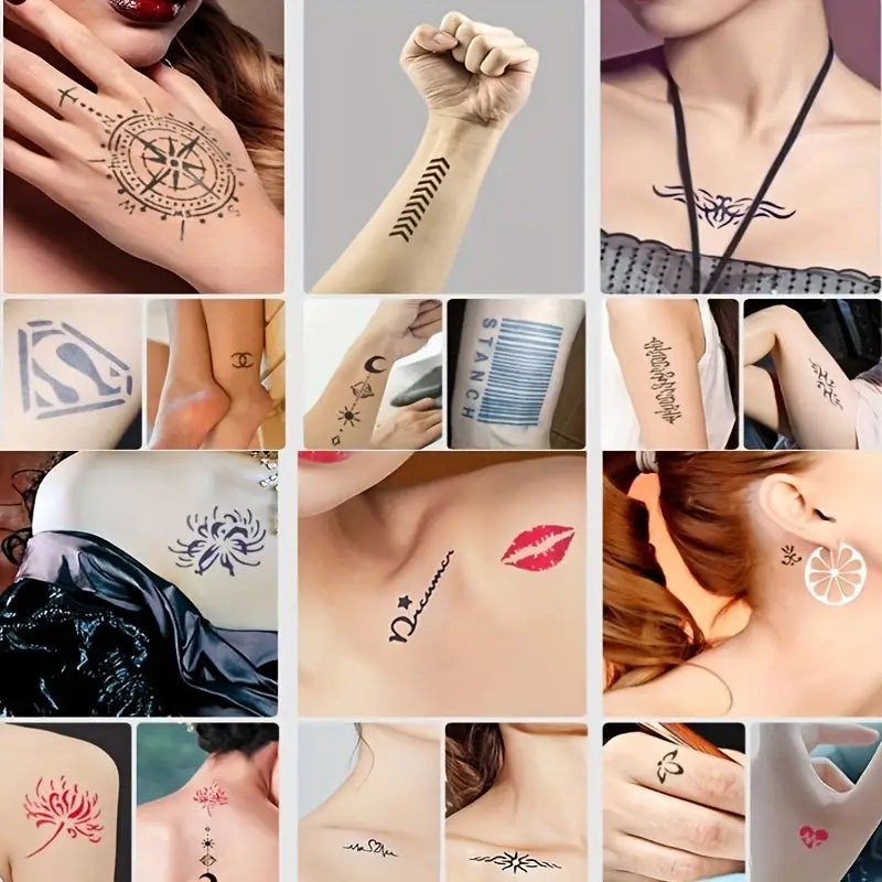 Encre pour Tatouage Éphémère – Flacon de 15 ml avec Pointe Précise pour Dessins Temporaires