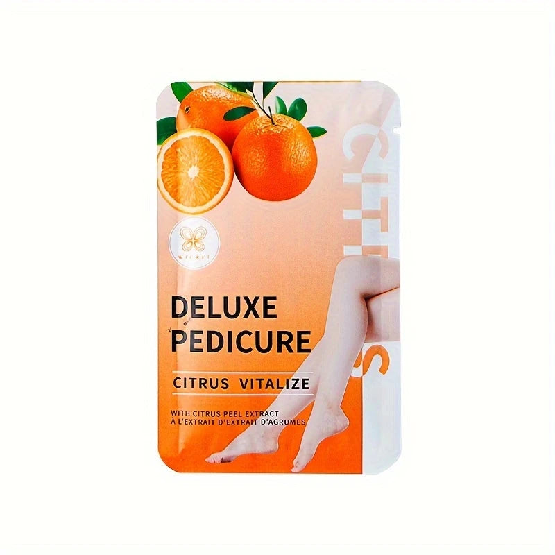 Kit Masques Pédicure Deluxe – 4 Soins Pieds Hydratants aux Extraits Naturels (Lavande, Miel, Jasmin, Agrumes)